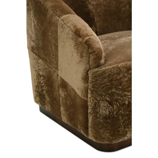 Picture of Shearling Leather Bernie Swivel Chair